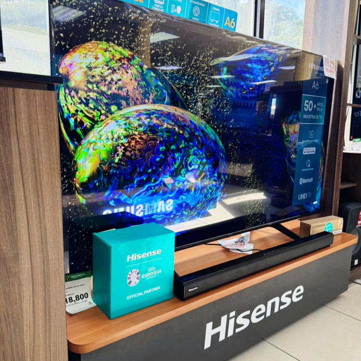 Hisense Smart TV UHD 4K DLED 58" Polegadas com HDR10+ Dolby Vision
